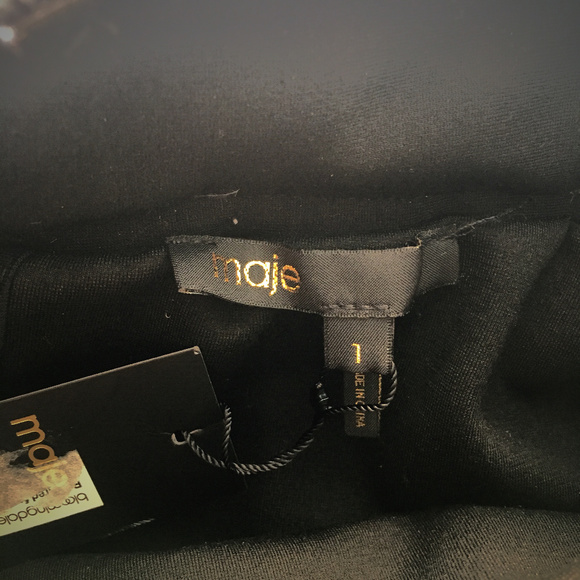 Maje James Mesh-stripe Flared Skirt - Picture 5 of 8